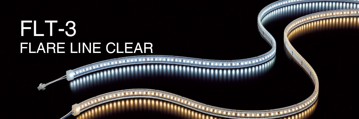 Flare Line Clear LED Flexible light