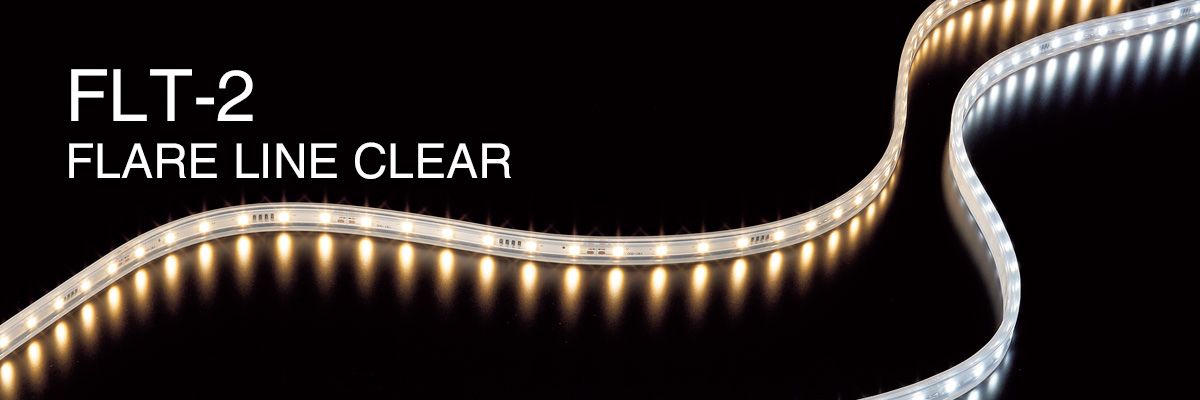 Flare Line Clear LED Flexible light